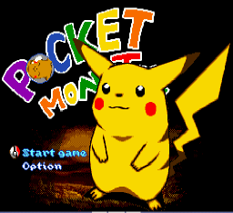 Pocket Monster I Title Screen